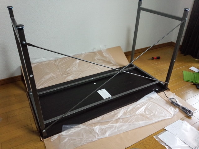 山善(YAMAZEN) コンセント付パソコンデスク(幅120奥56ハイタイプ) ダークブラウン MCPE-1256H(DBR/BR)