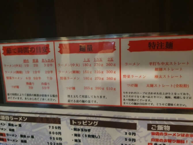麵屋武士道ラーメン